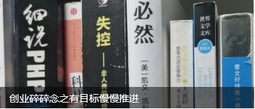 创业碎碎念之有目标慢慢推进