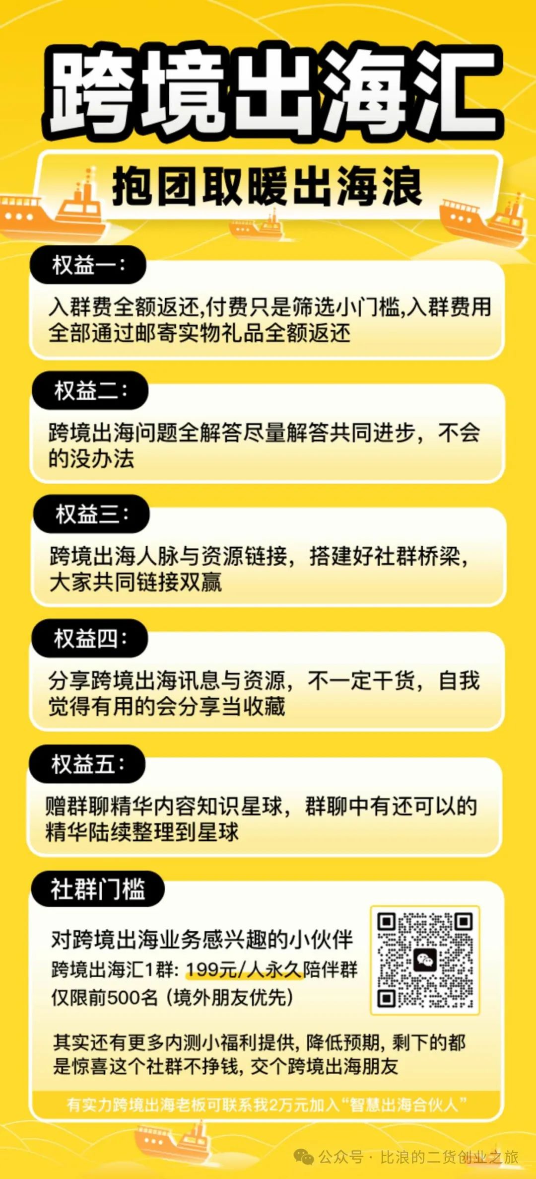 来吧，交个跨境出海朋友，你需要进来看一看